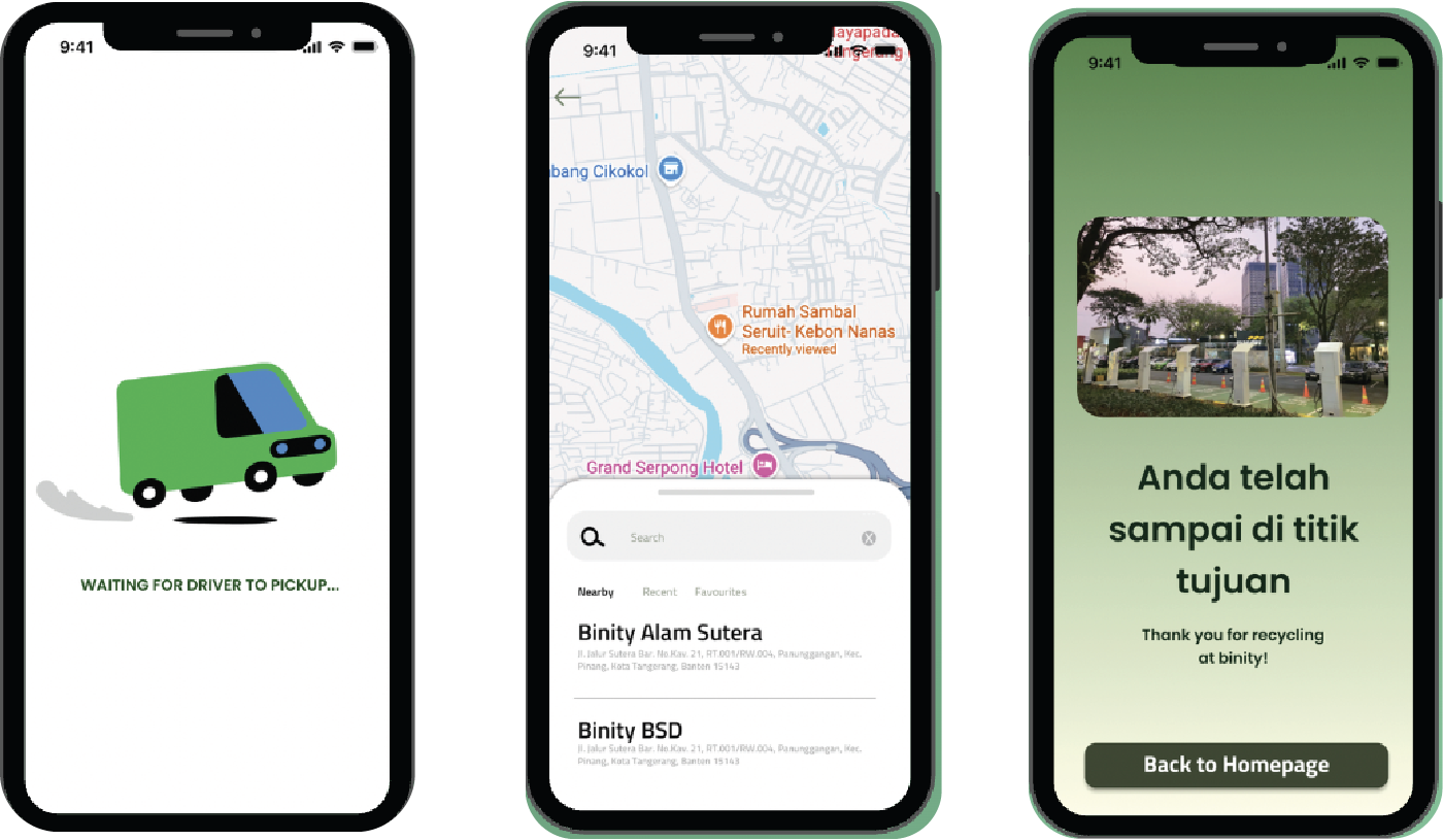 Binity Feature Screen